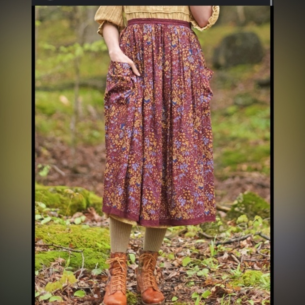 April Cornell Ditsytulip ladies half penny / one size